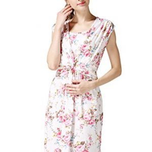 Emotion Moms Summer Flower Maternity Clothes Breastfeeding Nursing Dresses for Pregnant Women