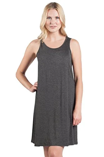 Savi Mom Nursing Nightgown/Dress USA Made Breastfeeding Soft Sleeve-Less Tank