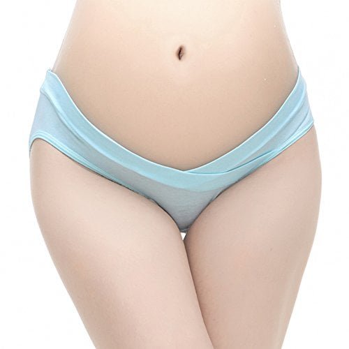 BOOPH Women's Under The Bump Cotton Maternity Panties Underwear 5 Pack - Image 2