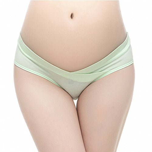 BOOPH Women's Under The Bump Cotton Maternity Panties Underwear 5 Pack - Image 5