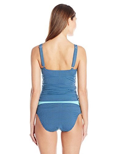 PregO Maternity Women's Dot Twist Tankini - Image 2