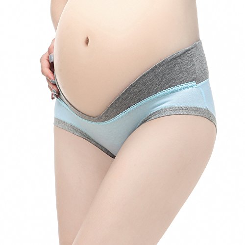 Mama Cotton Womens Under The Bump Maternity Panties Pregnancy Postpartum Maternity Underwear 6 Pack S-XXL