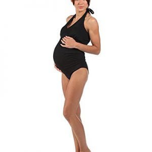 The Essential One Women's Black Maternity Swimsuit