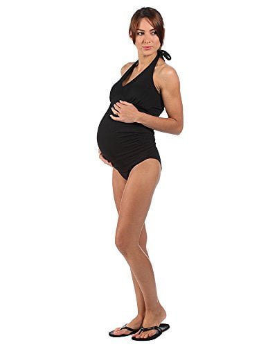 maternity black swimsuit