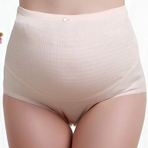 Voberry Women's Maternity Panties High Cut Cotton Over Bump Underwear Brief