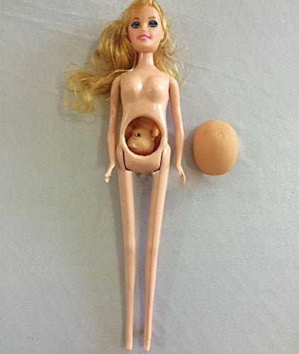 Blue Real Pregnant Doll Suits Mom Doll Have a Baby In Her Tummy For Barbie dolls - Image 4