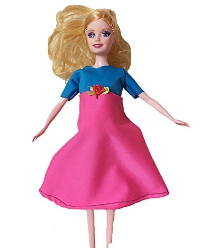 Blue Real Pregnant Doll Suits Mom Doll Have a Baby In Her Tummy For Barbie dolls - Image 5