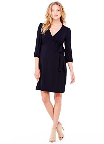 Ingrid & Isabel Women's 3/4 Sleeve Wrap Maternity Dress - Image 2
