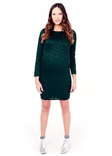 Ingrid & Isabel Women's Boatneck Lace Maternity Dress - Image 4