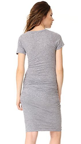 Monrow Women's Maternity Shirred Tee Dress - Image 2