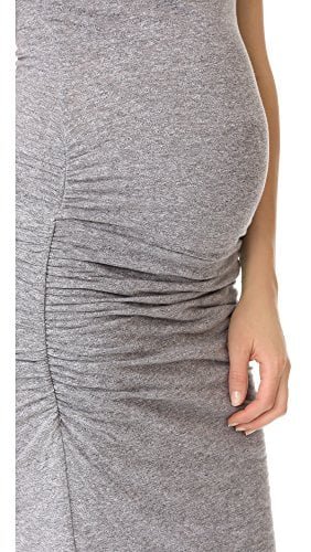 Monrow Women's Maternity Shirred Tee Dress - Image 5